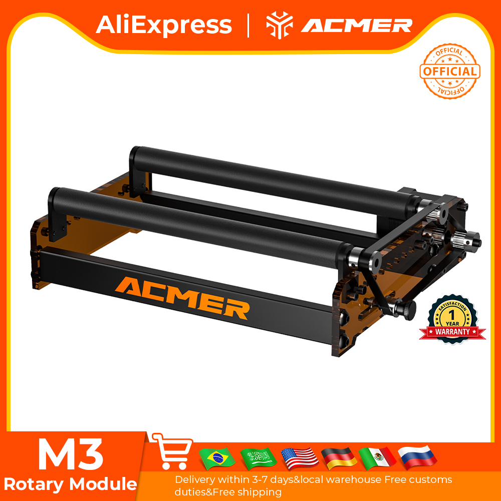 Industrial Laser Cutting Machine - Rol Putar Laser ACMER M3 360