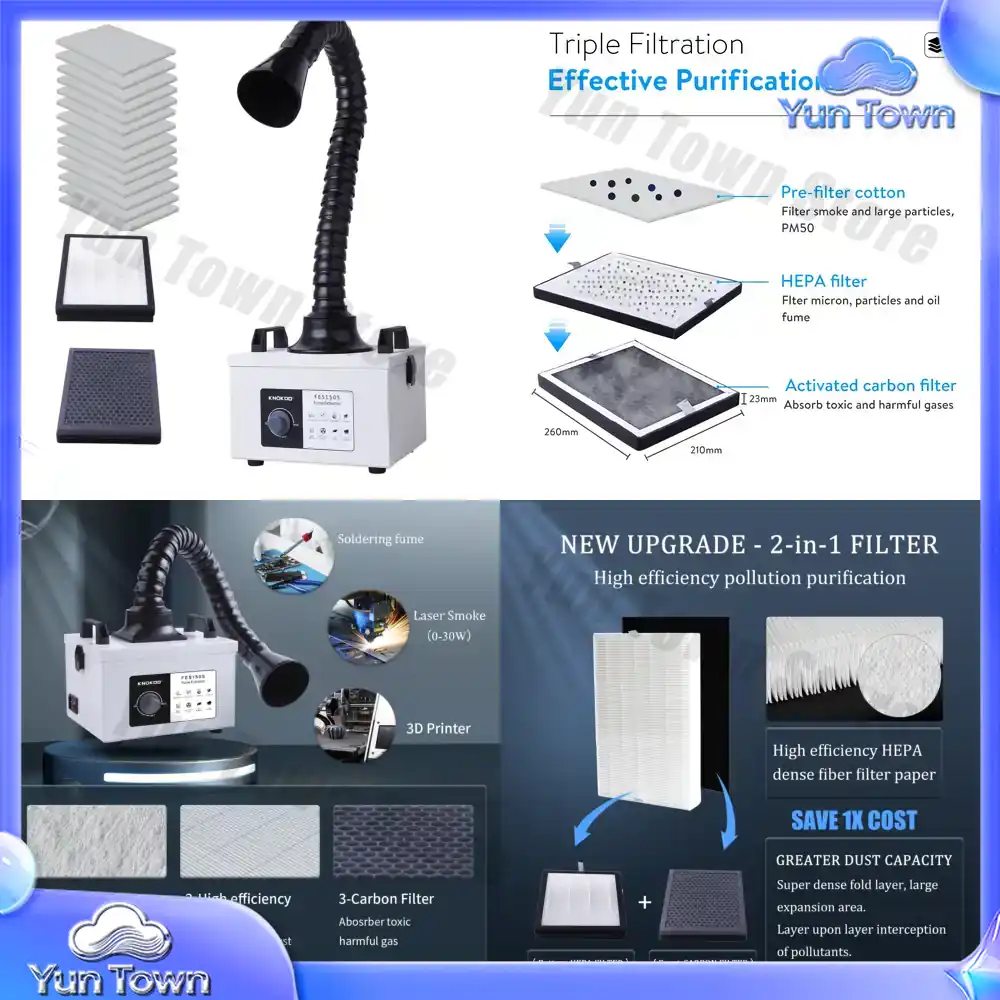 Industrial Use Of Laser - Pembersih Asap Laser Motor 100W dengan