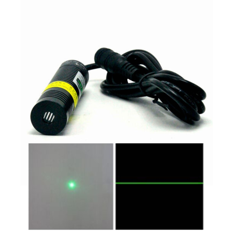 Diode Laser Module - 18x75mm 532nm 10mw/30mw/50mw lampu hijau Dot/garis