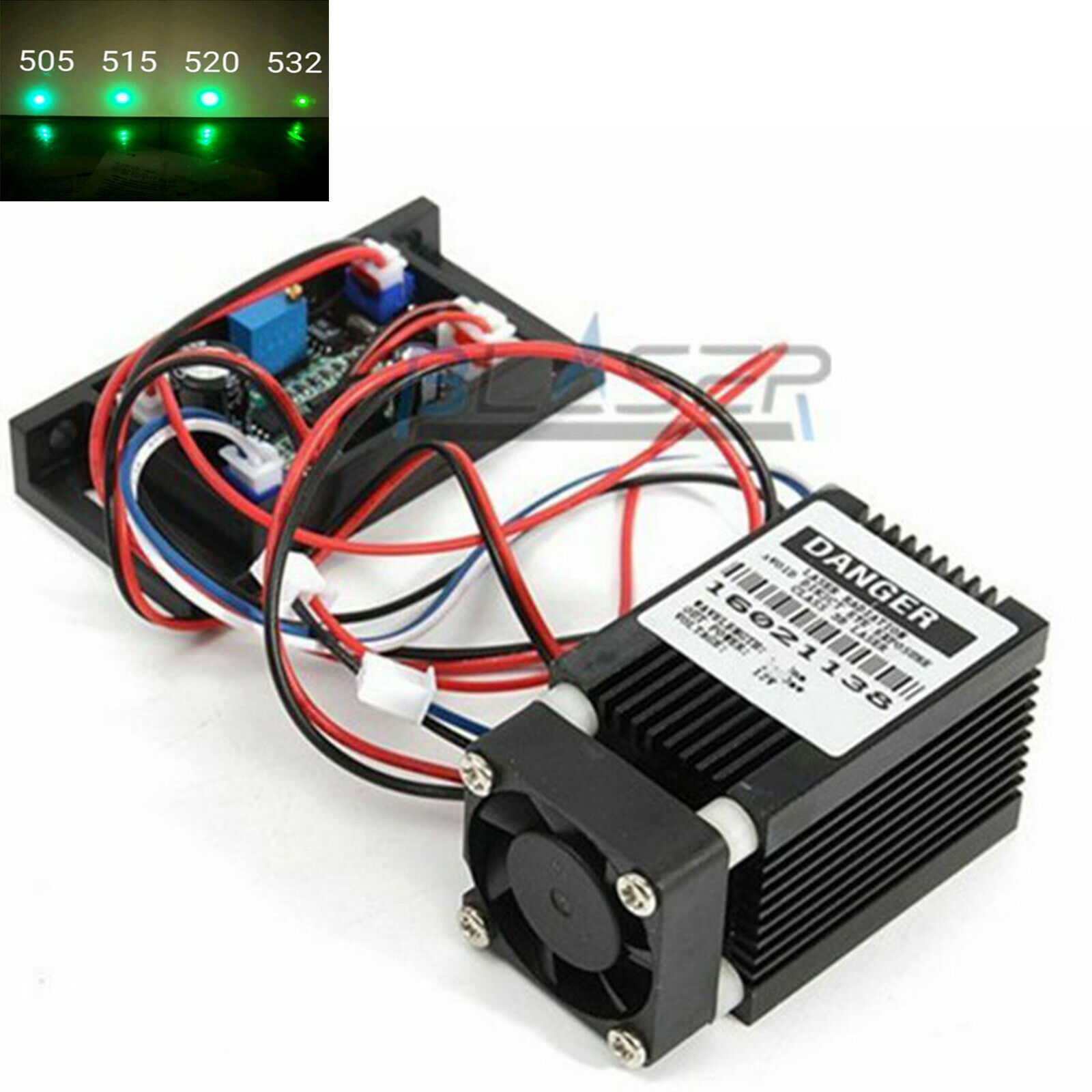 Diode Laser Module - Diode Laser hijau rumput 520nm 100mW