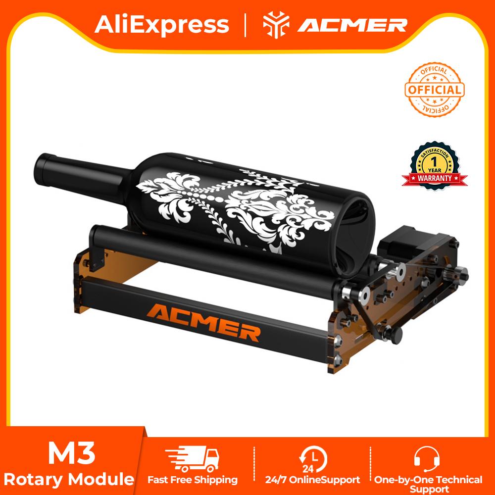 Industrial Laser Cutting Machine - Rol Putar Laser ACMER M3 360