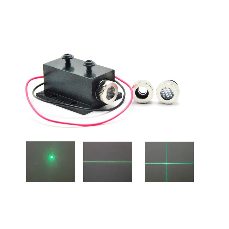 Diode Laser Module - Focused 515nm 520nm 50mw Green Diode