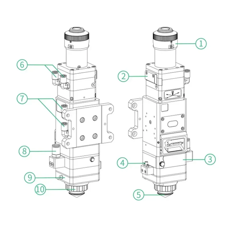 Kepala Pemotong Serat 3.3KW BT - Industrial Use Of Laser ulasan dan harga