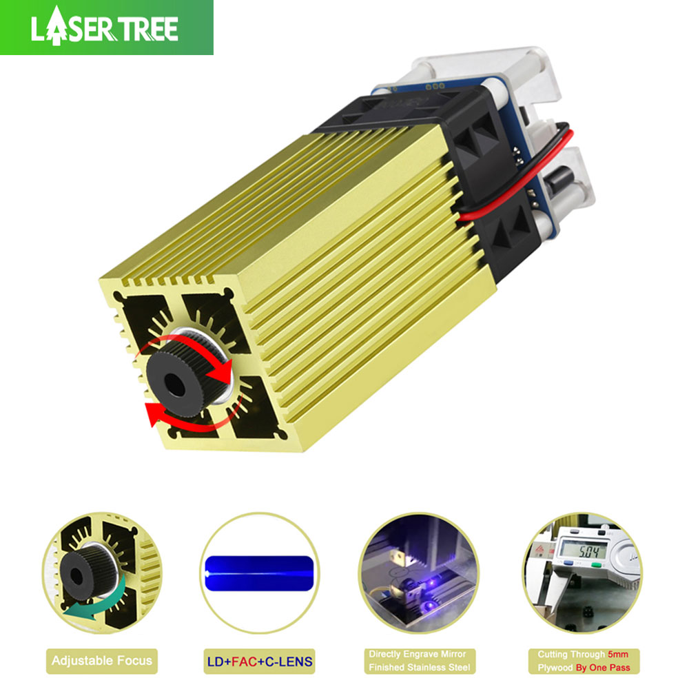 LASER pohon 4W 5W modul Laser  - Laser Engraving Software ulasan dan harga